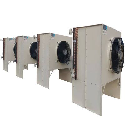साइड ब्लोइंग प्लेट प्रकार कम शक्ति औद्योगिक सूखी कूलर ईसी पंखे के साथ ऊर्जा की बचत
