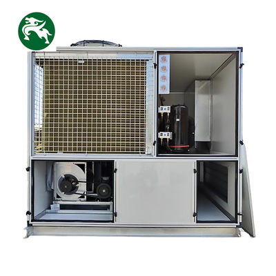 उच्च दक्षता वाले पंखे के साथ ताजा हवा AHU इकाई शीतलन और हीटिंग प्रकार HVAC प्रणाली