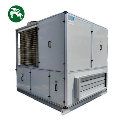 उच्च दक्षता वाले पंखे के साथ ताजा हवा AHU इकाई शीतलन और हीटिंग प्रकार HVAC प्रणाली