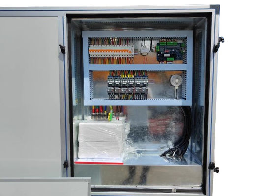 उच्च दक्षता वाले पंखे के साथ ताजा हवा AHU इकाई शीतलन और हीटिंग प्रकार HVAC प्रणाली